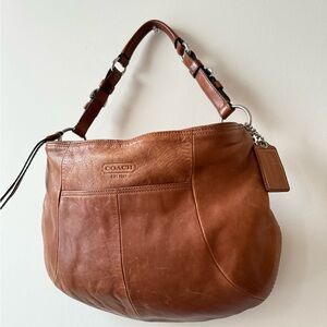 Vintage Coach Scout Hobo Satchel Tan Leather Shoulder Bag
